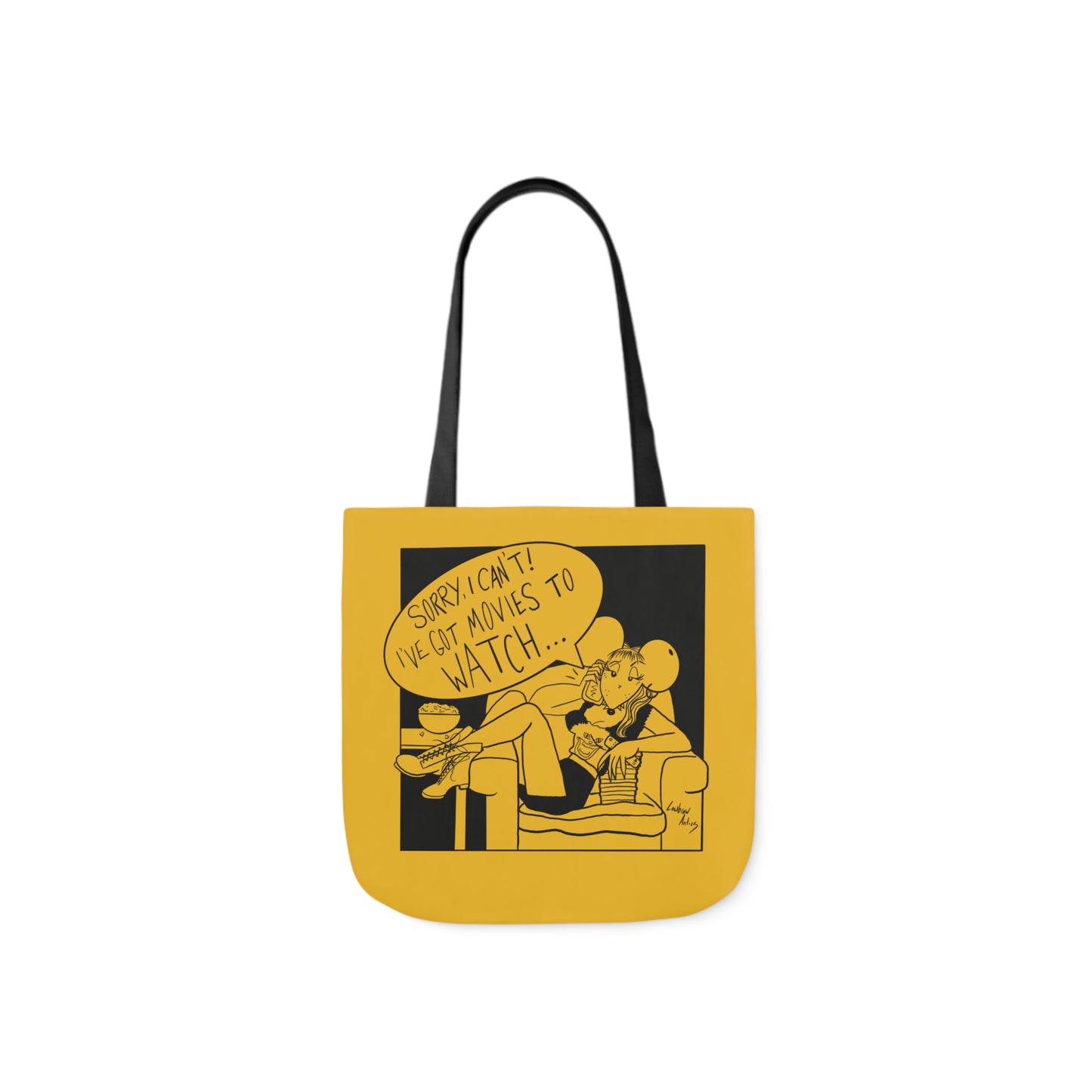 Movies to Watch Rat - Yellow Canvas Tote Bag
