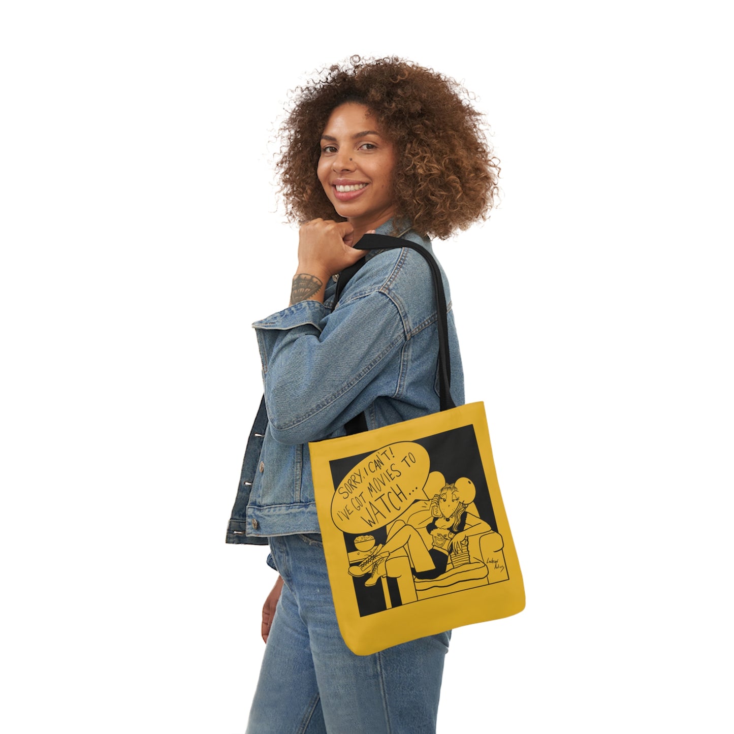 Movies to Watch Rat - Yellow Canvas Tote Bag