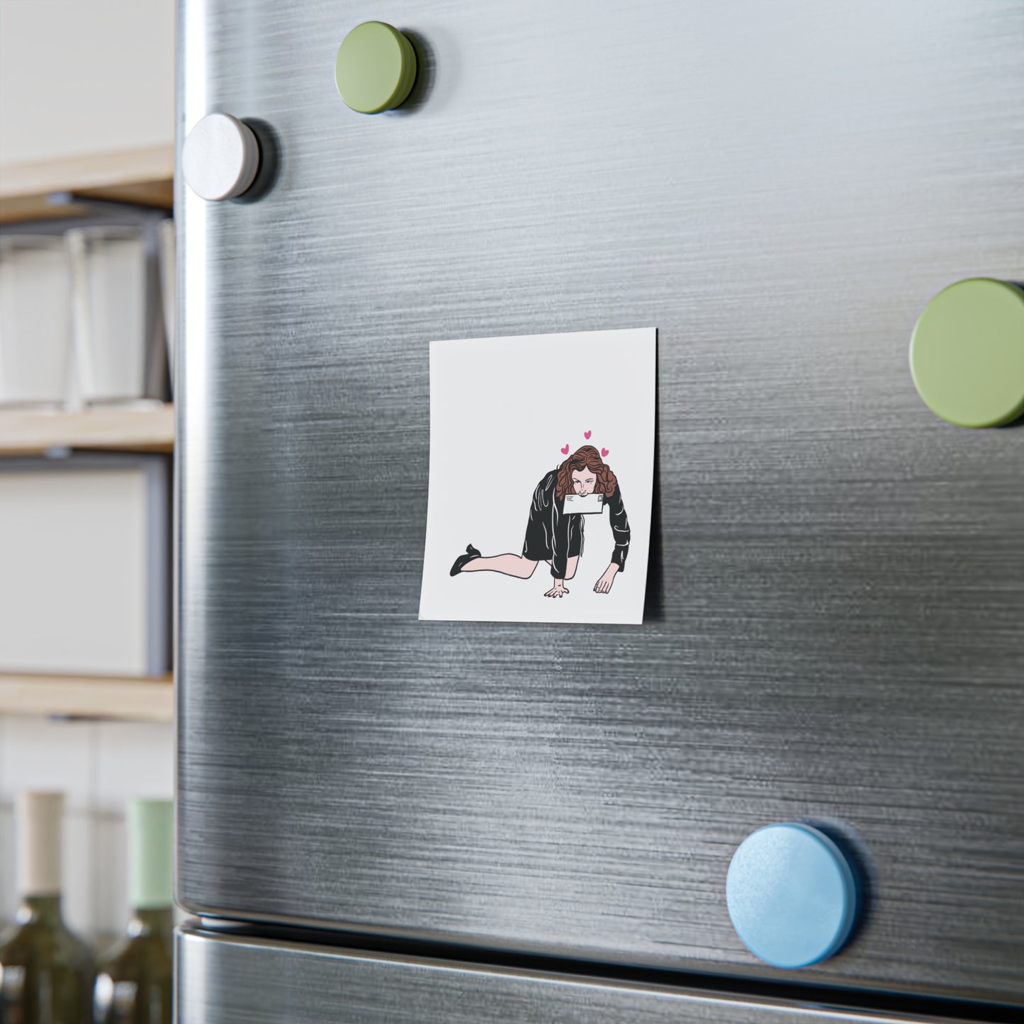 Desk stationery featuring cult film inspired artwork from Secretary.