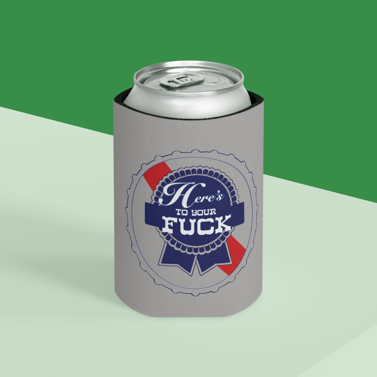Blue Velvet "Here's To Your Fuck" Illustrated Can Cooler