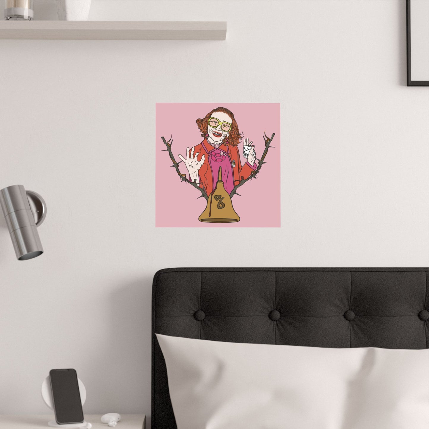 Weapons Inspired Aunt Gladys Original Illustration Satin Posters