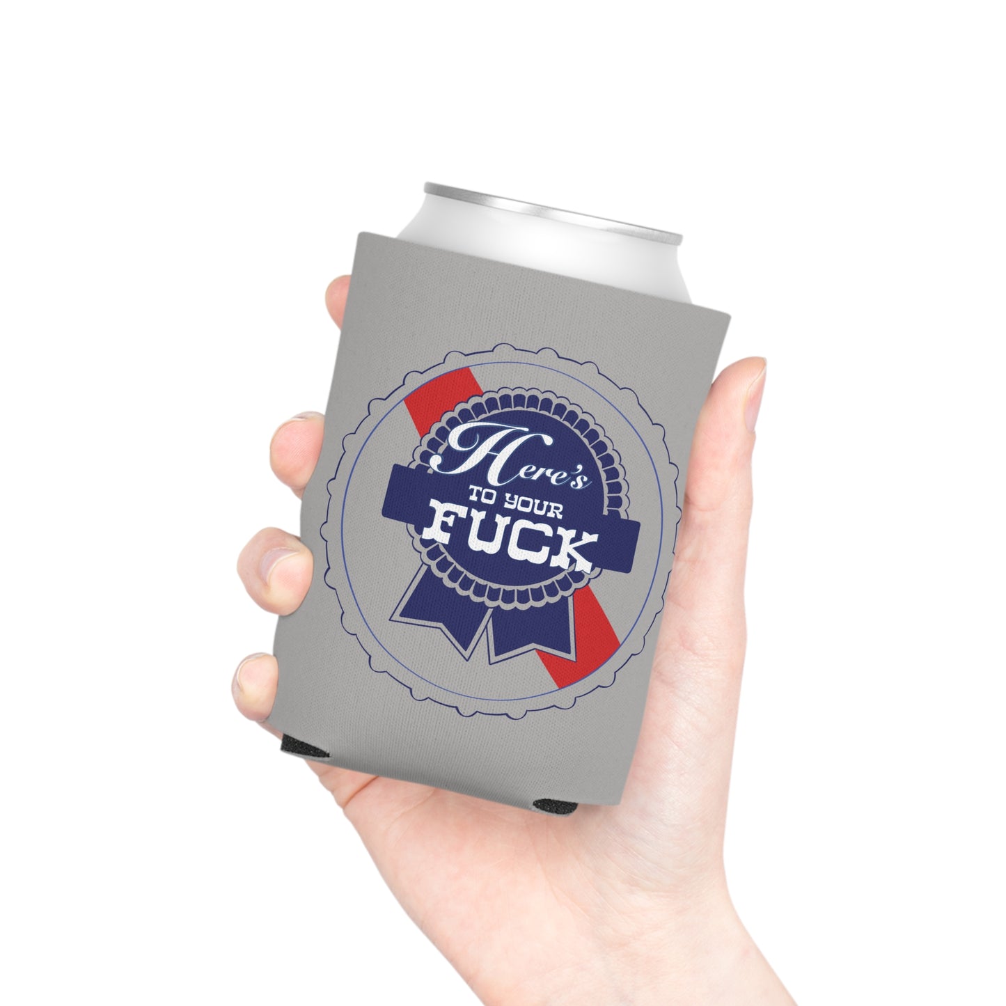Blue Velvet "Here's To Your Fuck" Illustrated Can Cooler