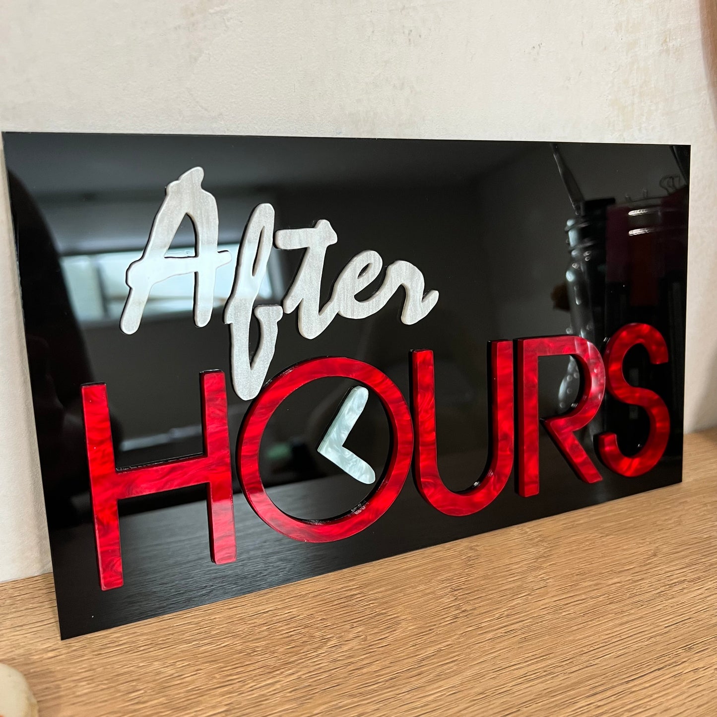 After Hours Film Logo Acrylic Wall Art