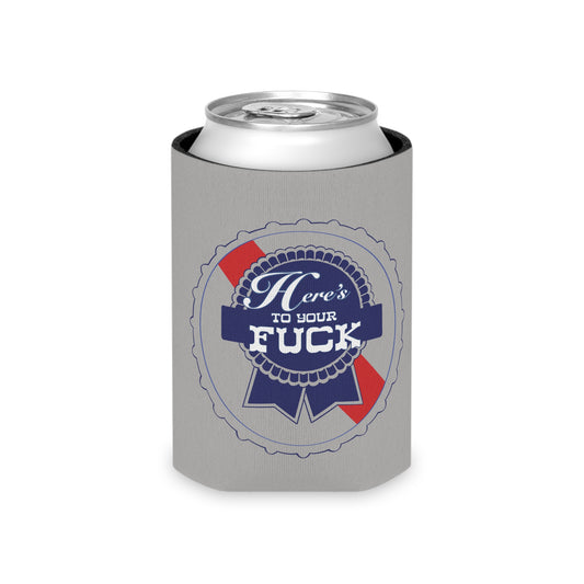 Blue Velvet "Here's To Your Fuck" Illustrated Can Cooler