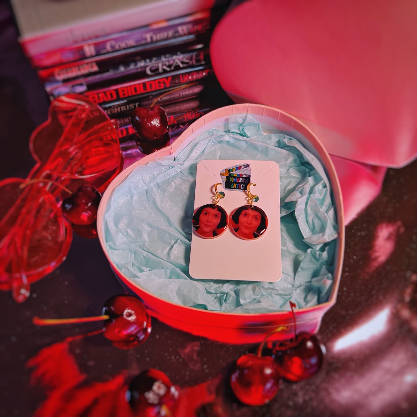 Amelie Film Still Gold Hoop Earrings