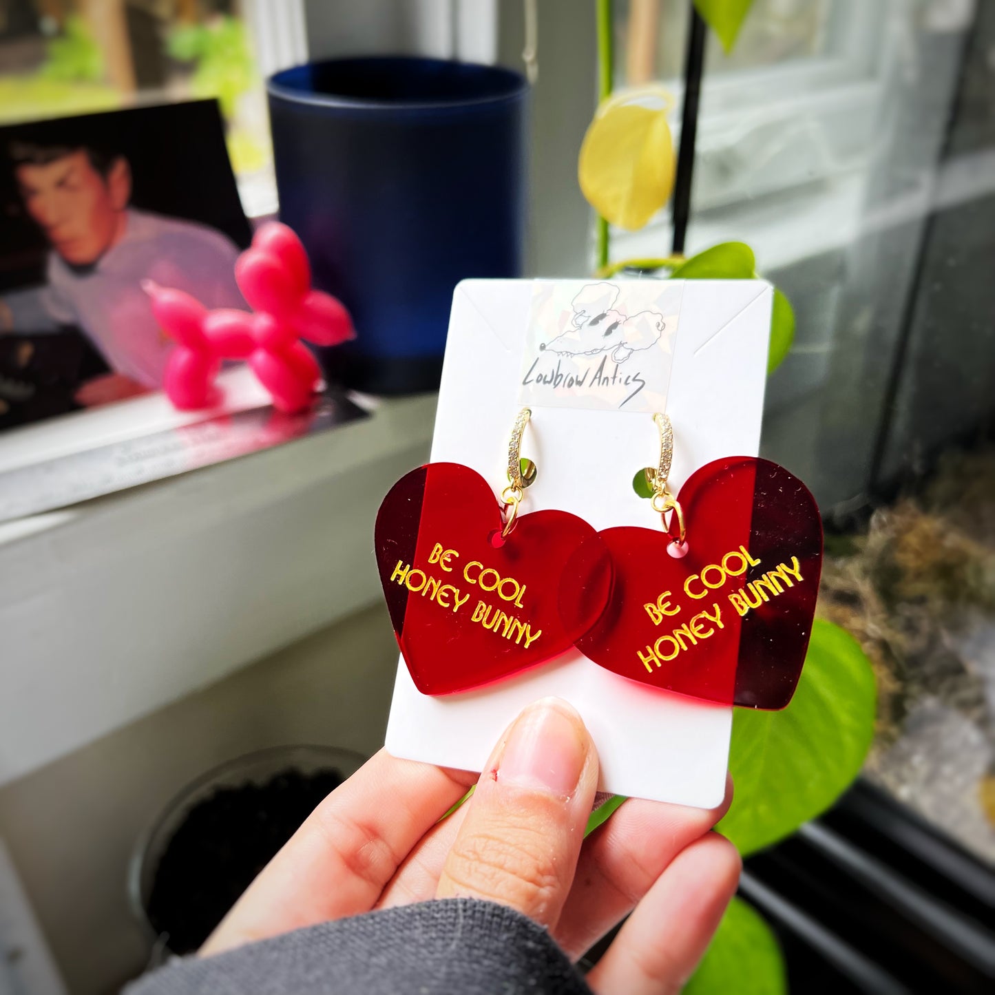 Pulp Fiction Inspired Quote Earrings & Keychains