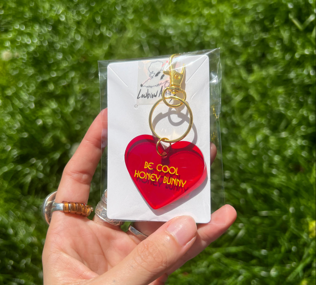 Pulp Fiction Inspired Quote Earrings & Keychains