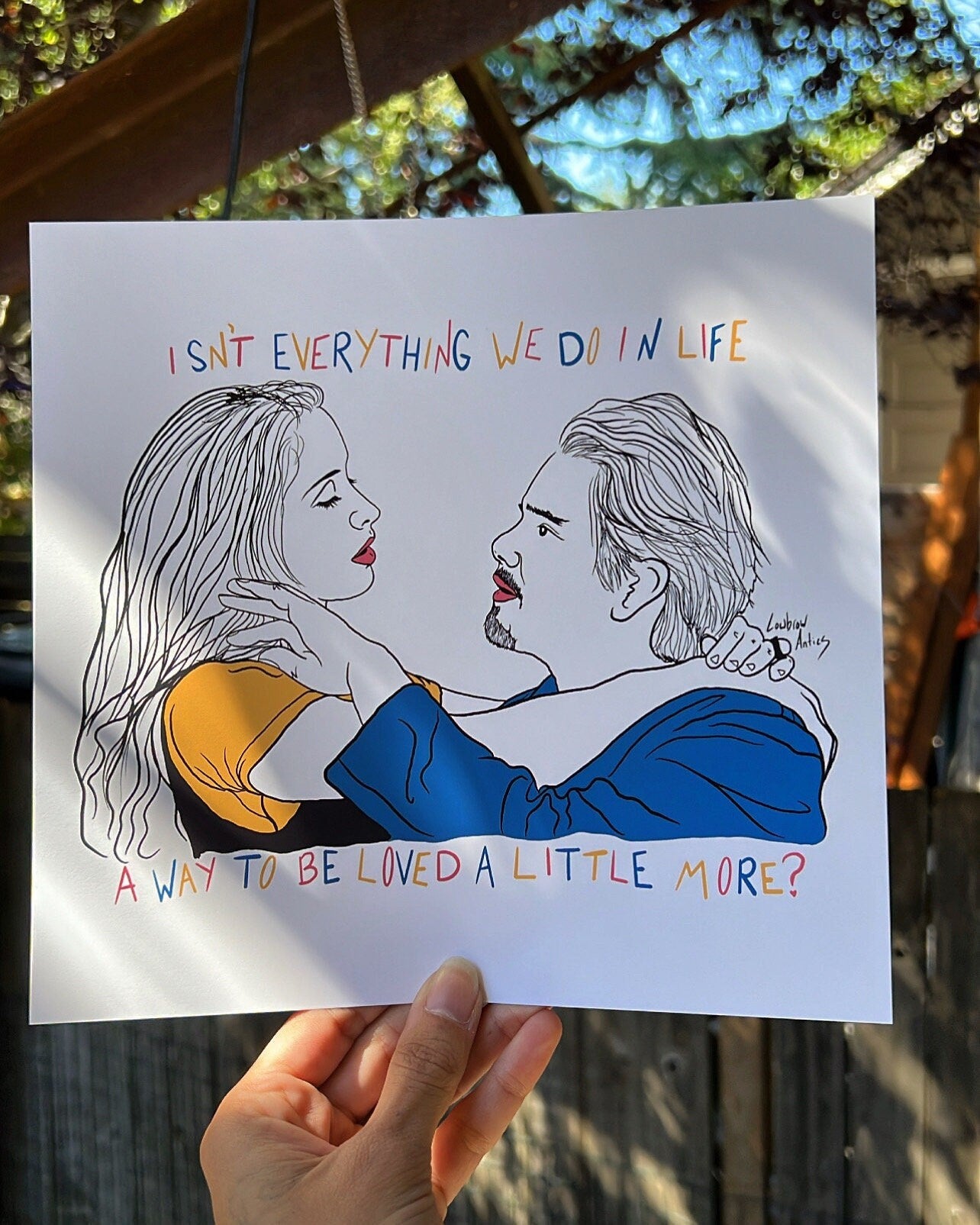 Before Sunrise Inspired Original Art Print
