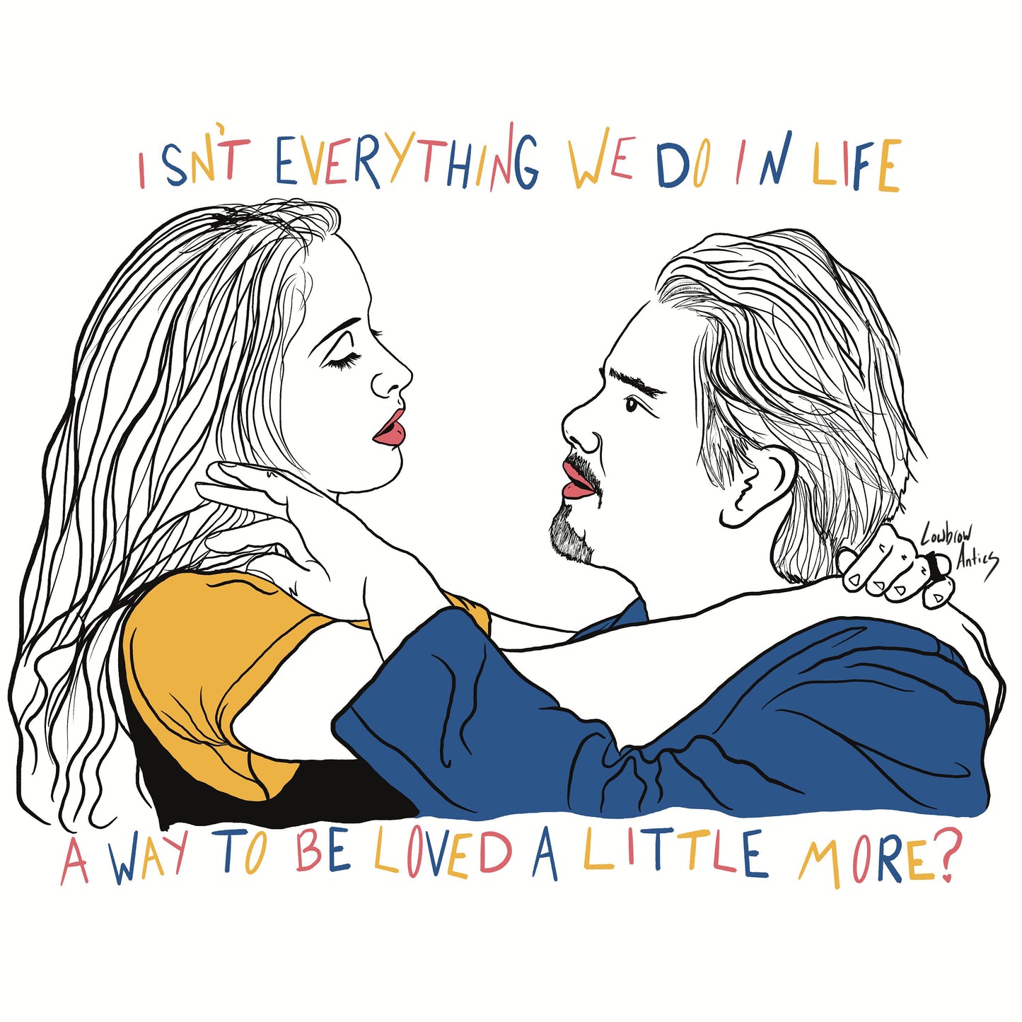 Before Sunrise Inspired Original Art Print