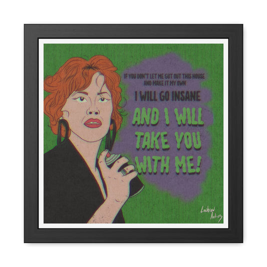 Handmade Delia's Breakdown art print inspired by Beetlejuice.