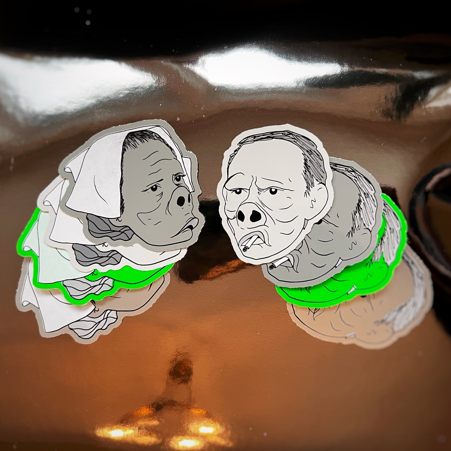 Twilight Zone Inspired Sticker Pack