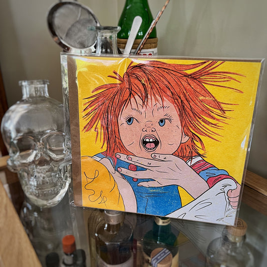 Child’s Play Original Illustrated Art Print