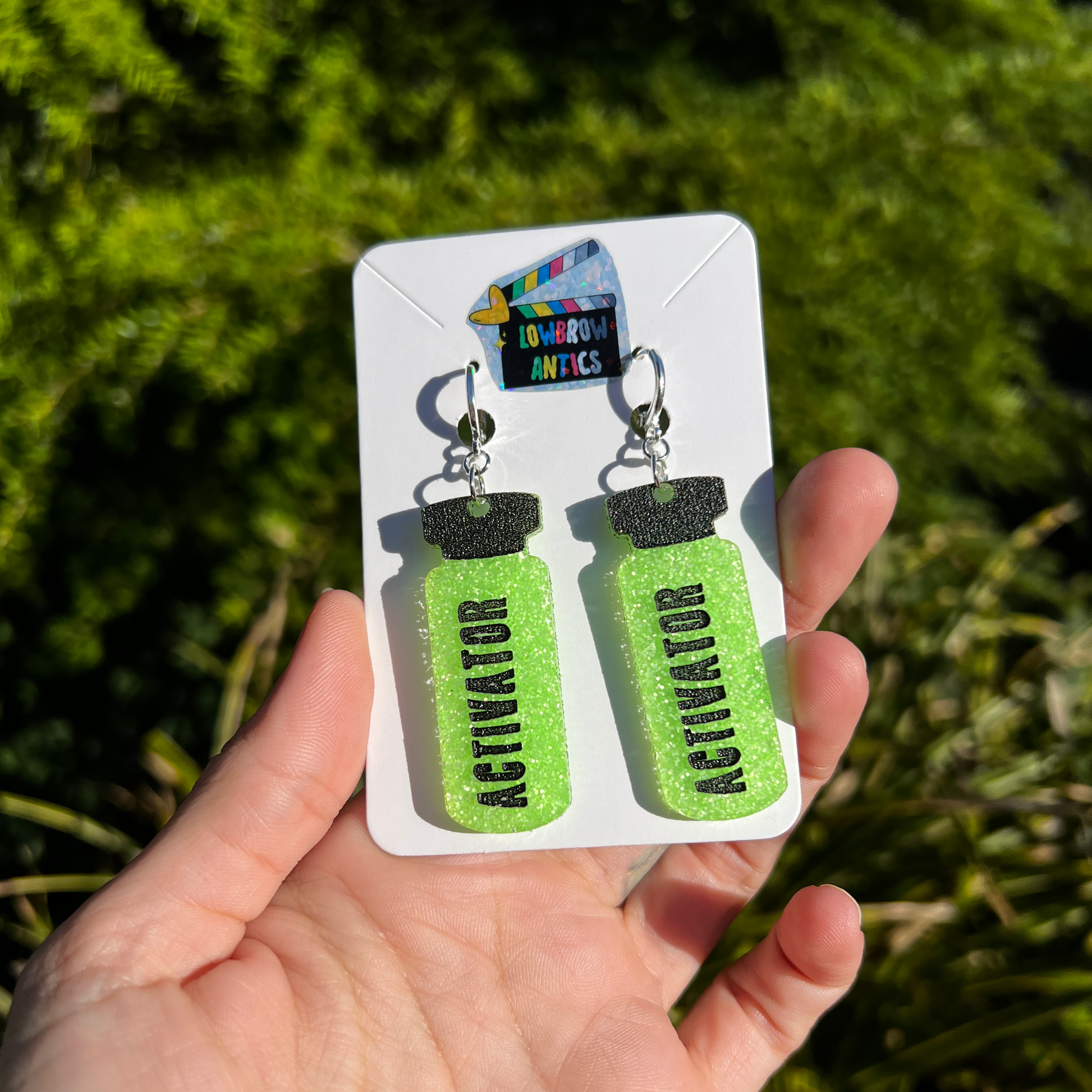 The Substance Collection – Activator Bottle Earrings and Keychains
