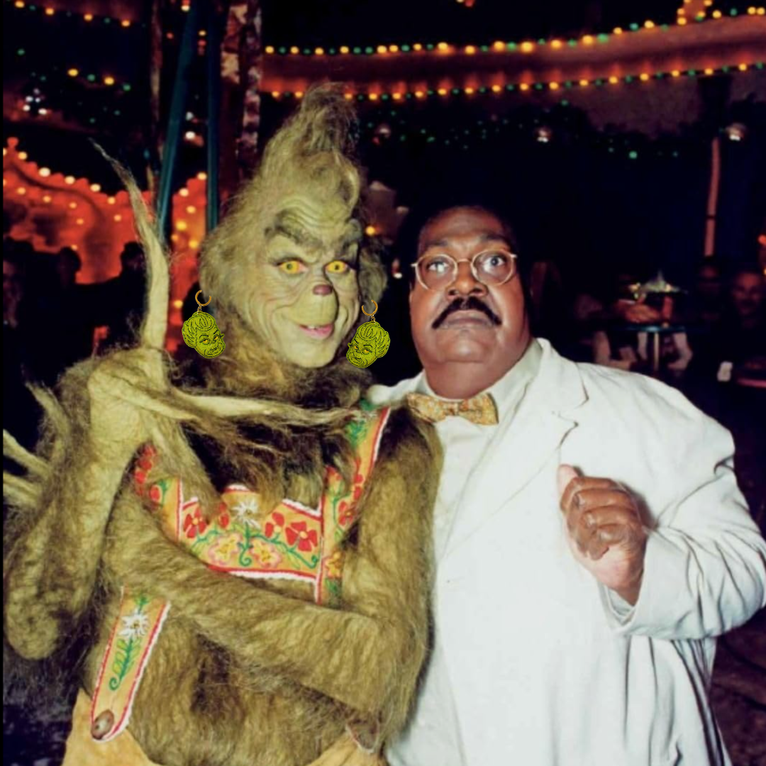 Grinch Baby Earrings & Ornaments