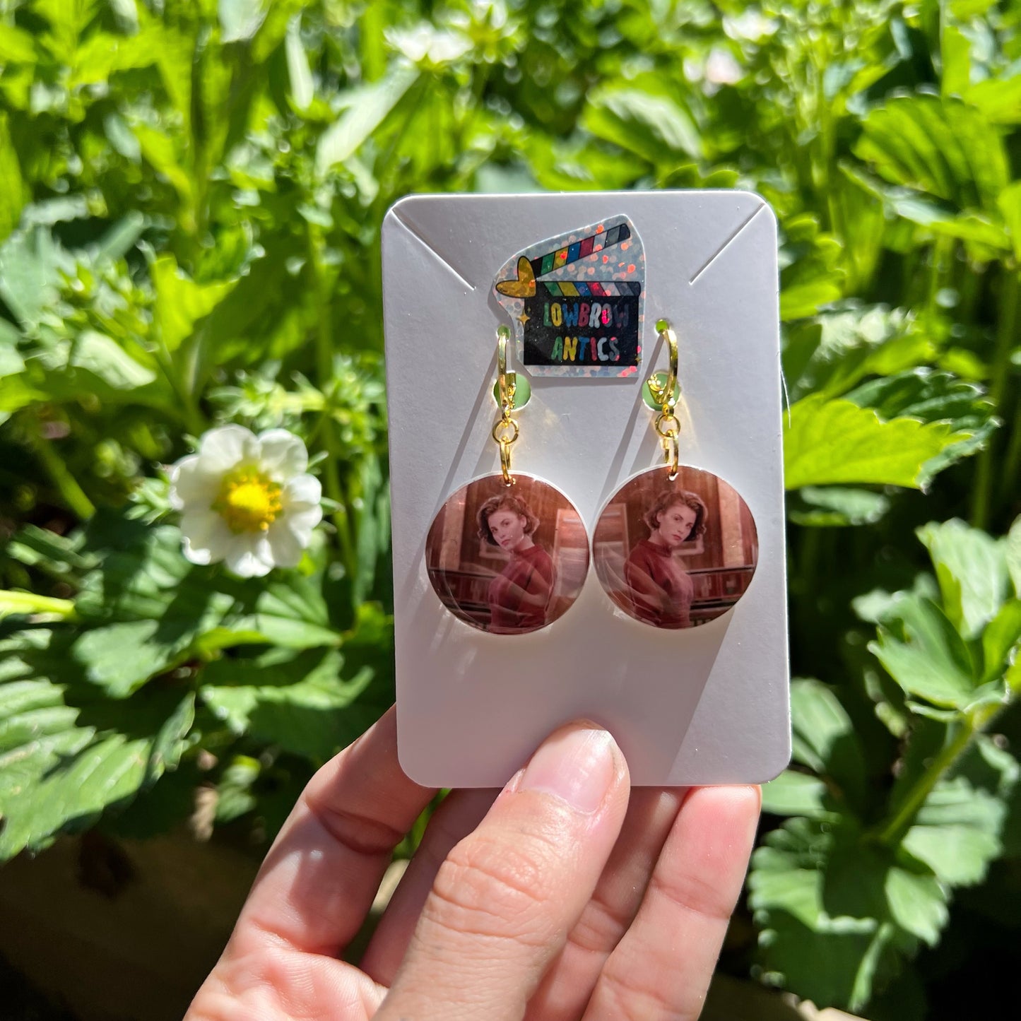 Twin Peaks inspired Audrey Horne Charm Earrings