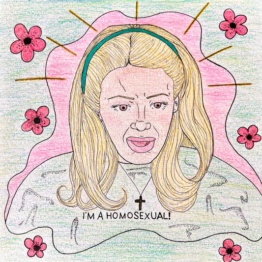 But I'm A Cheerleader Original Pencil Illustration