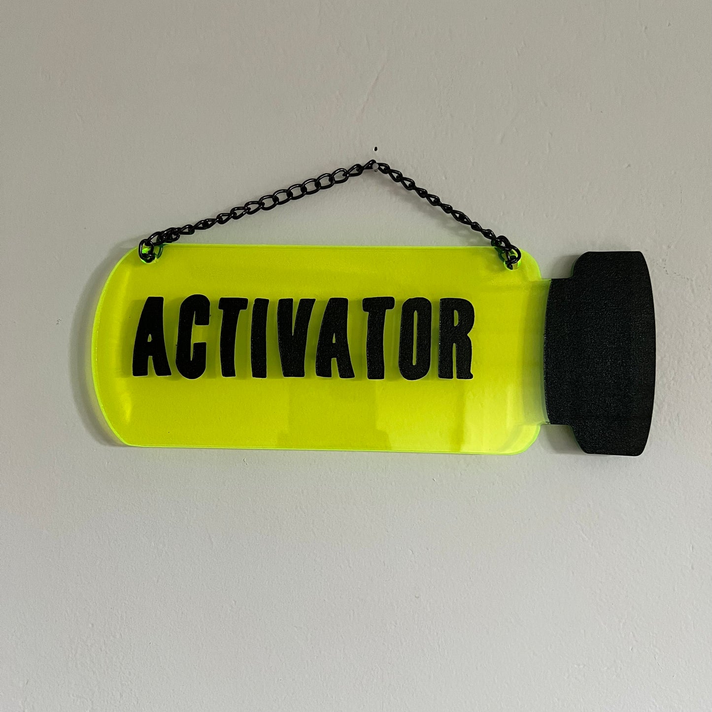 The Substance Collection - Activator Bottle Wall Hanging
