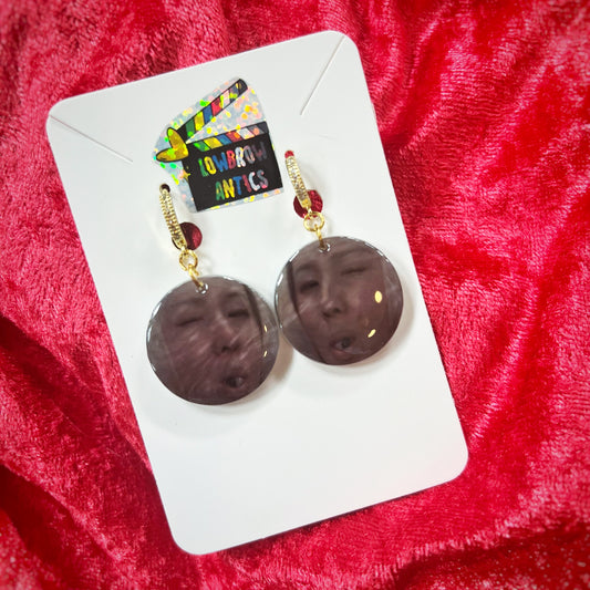 Hausu Eyeball Eater Charm Earrings