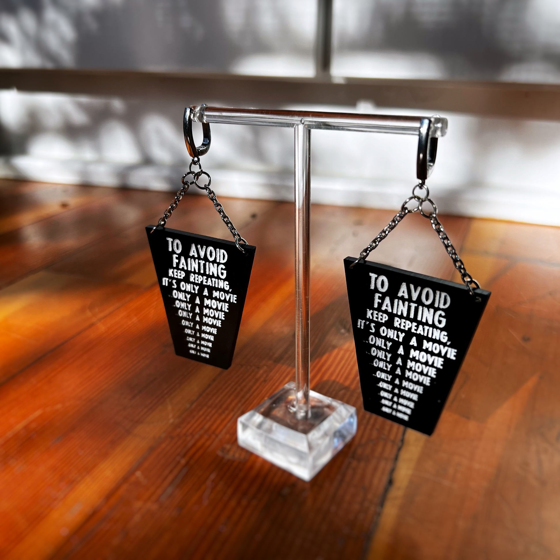 Last House on the Left-Inspired Earrings – Handmade Horror Jewelry