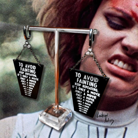 Last House on the Left-Inspired Earrings – Handmade Horror Jewelry