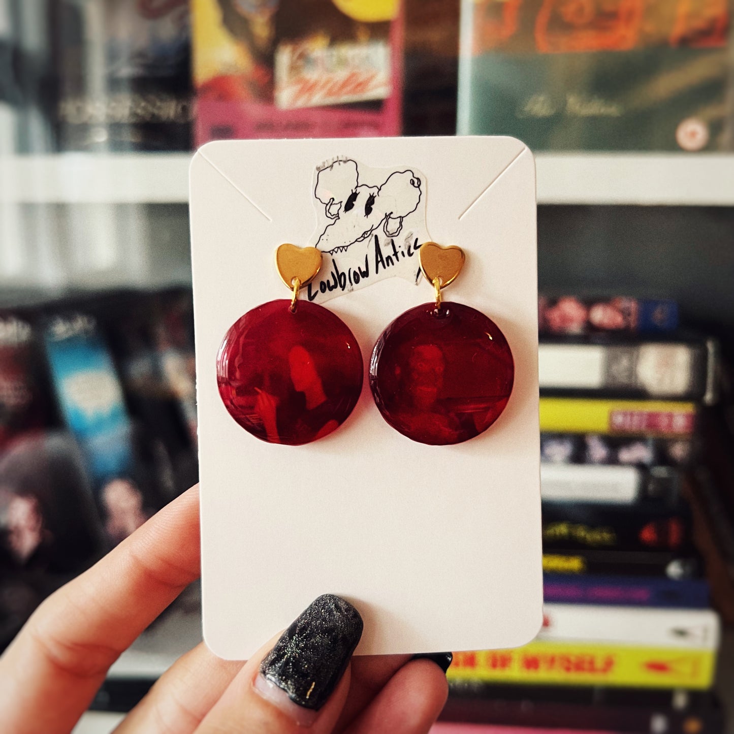 Mandy Inspired Heart Stud Earrings