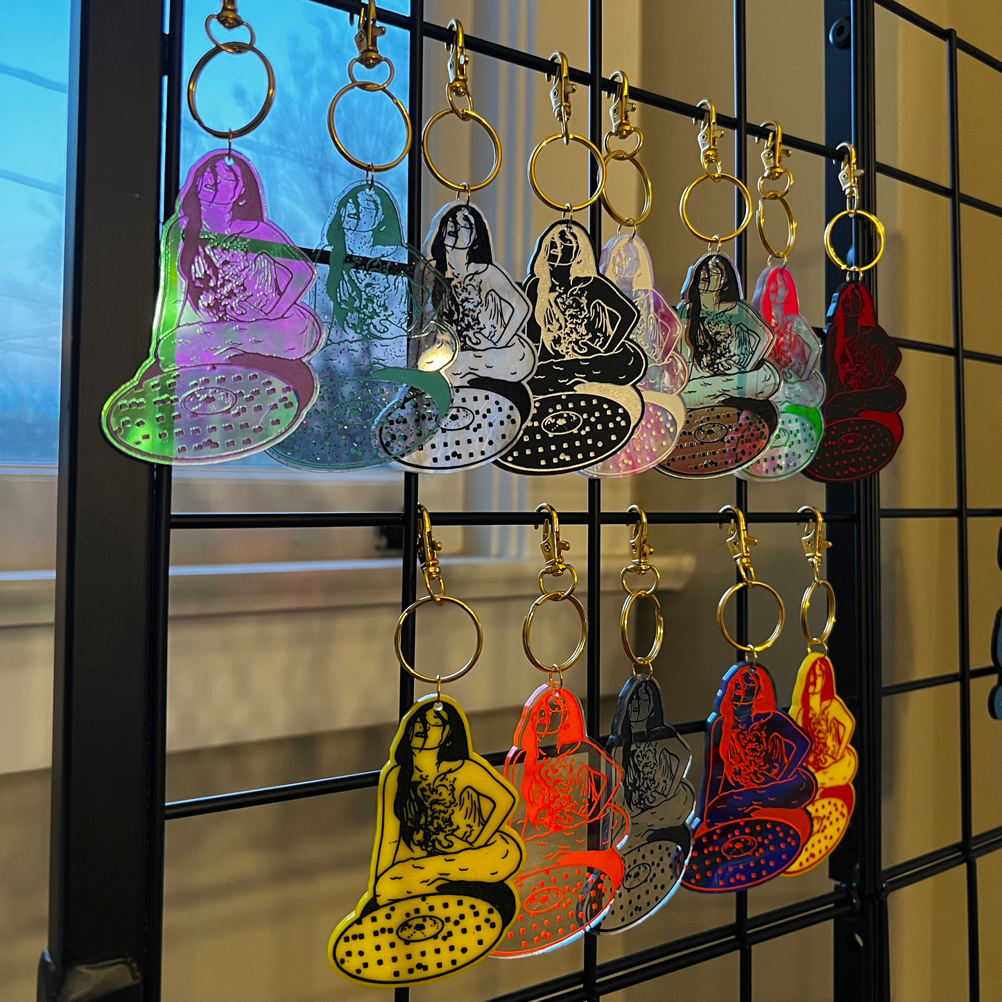 Mermaid in a Manhole-Inspired Keychain – Cult Horror Collectible Accessory