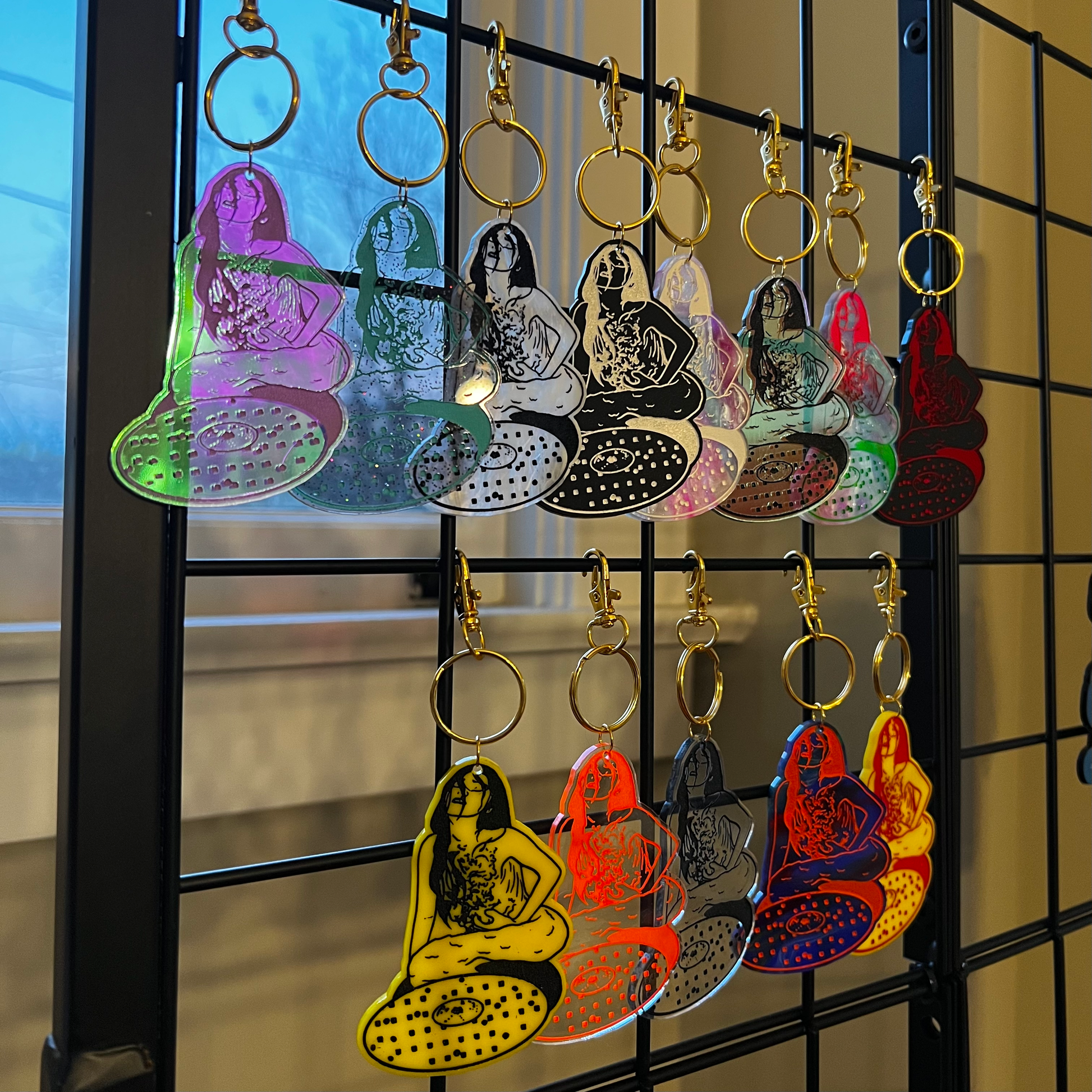 Mermaid in a Manhole-Inspired Keychain – Cult Horror Collectible Accessory