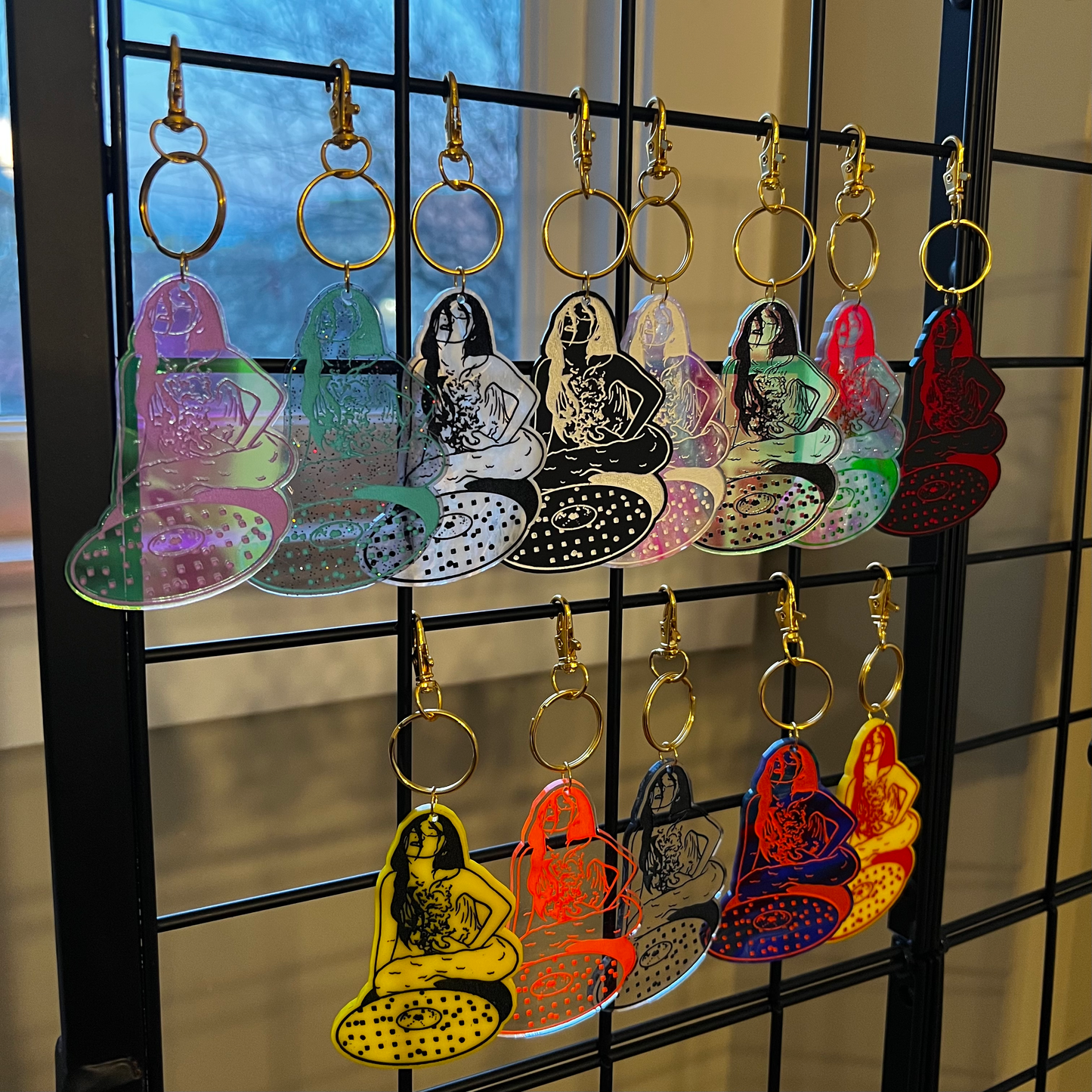 Mermaid in a Manhole-Inspired Keychain – Cult Horror Collectible Accessory