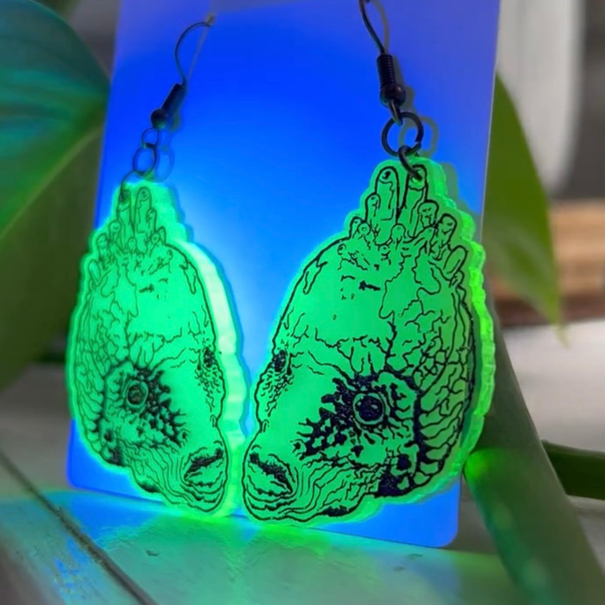 Naked Lunch Inspired Earrings & Keychains