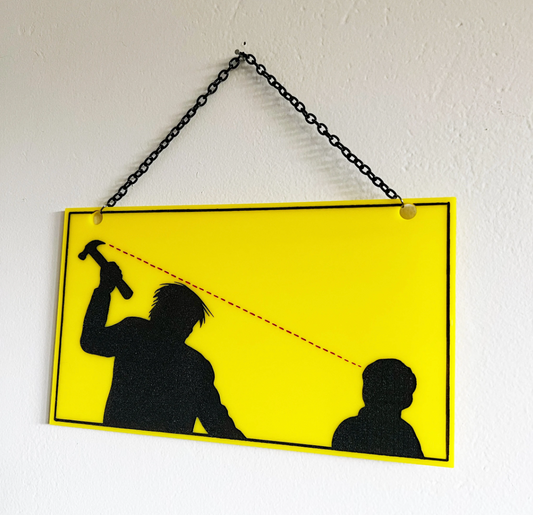 Oldboy Inspired Wall Hanging