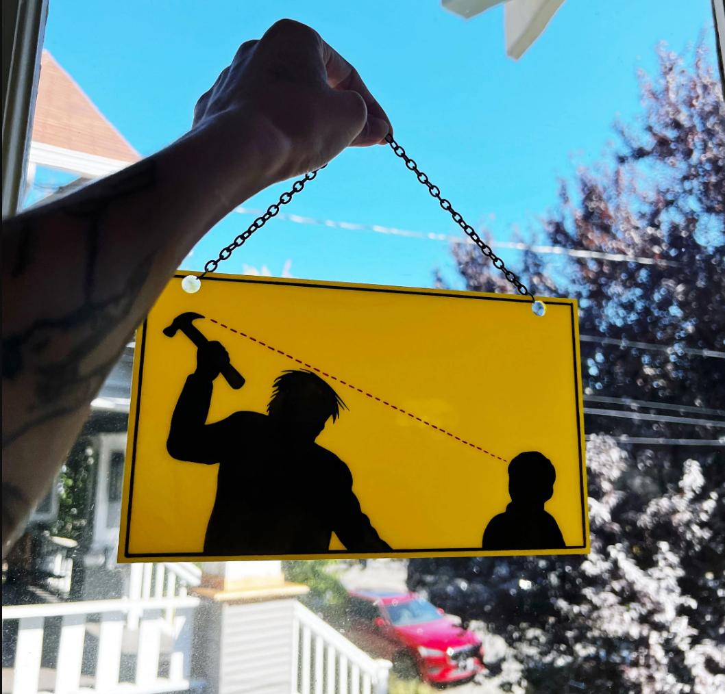 Oldboy Inspired Wall Hanging