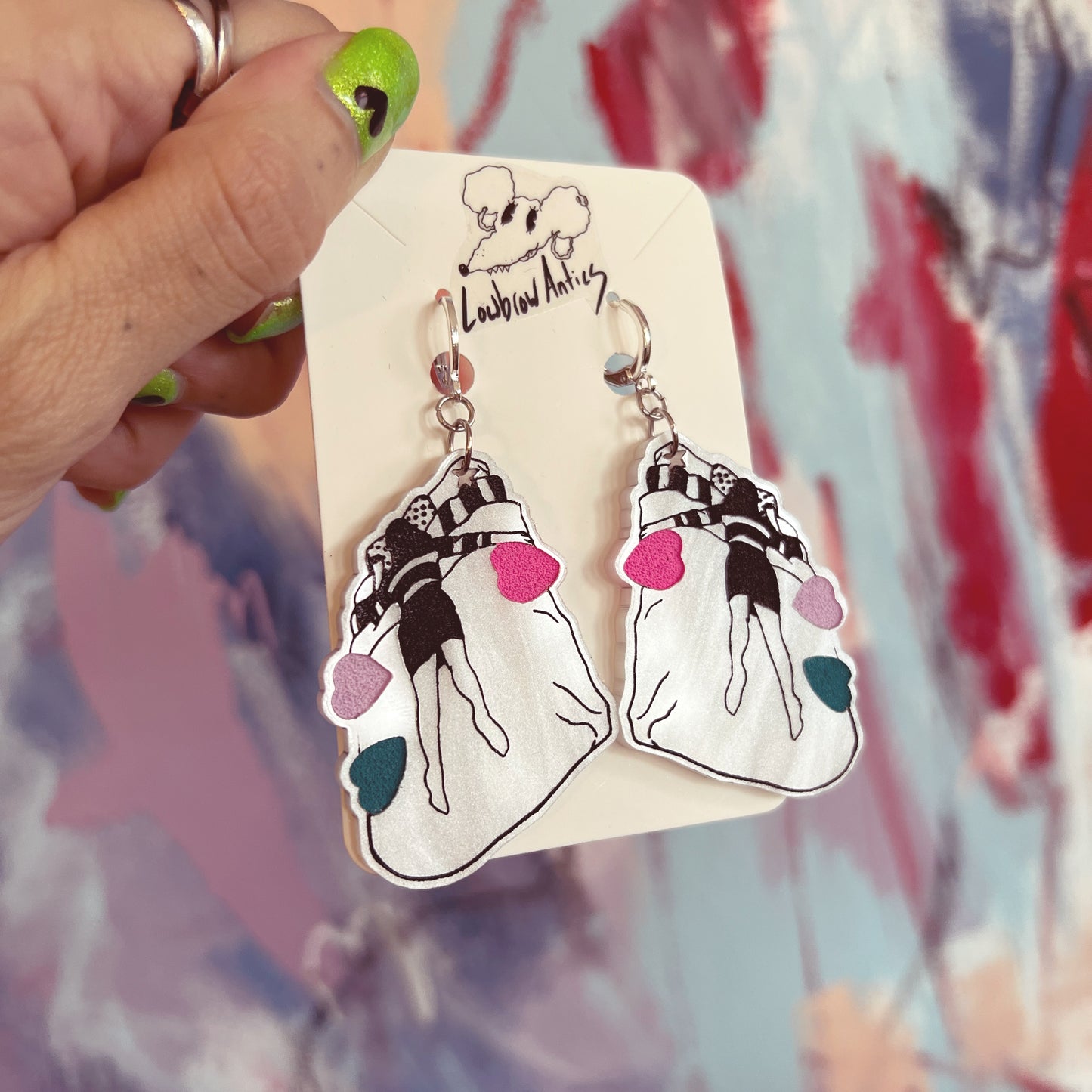 Perfect Blue Mima's Bedroom Earrings & Keychains