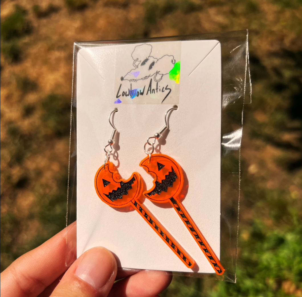 Sam’s Lollipops Trick R Treat Inspired Earrings