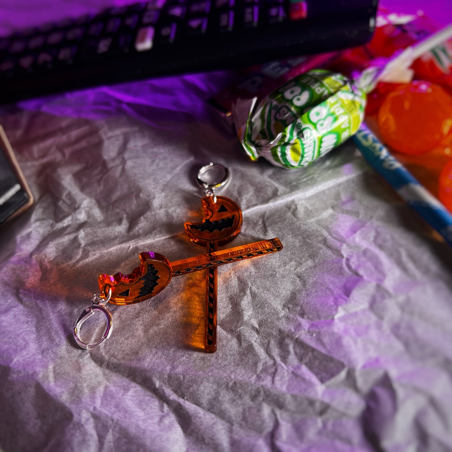 Sam’s Lollipops Trick R Treat Inspired Earrings