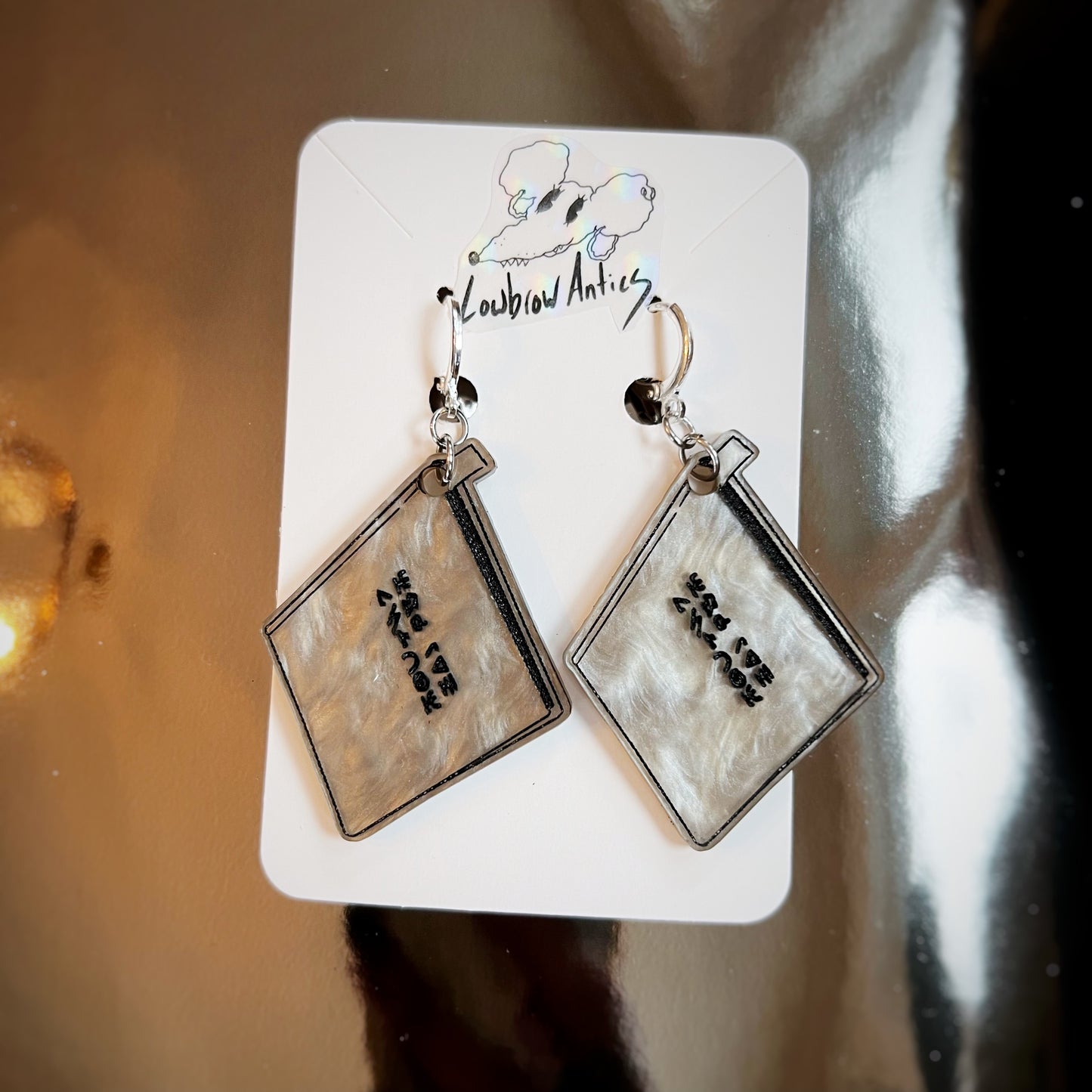 To Serve Man Earrings (Twilight Zone Inspired Collection)