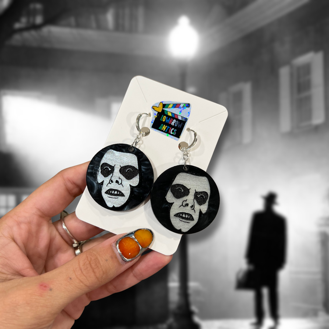 The Exorcist Inspired Pazuzu Face Earrings & Pins