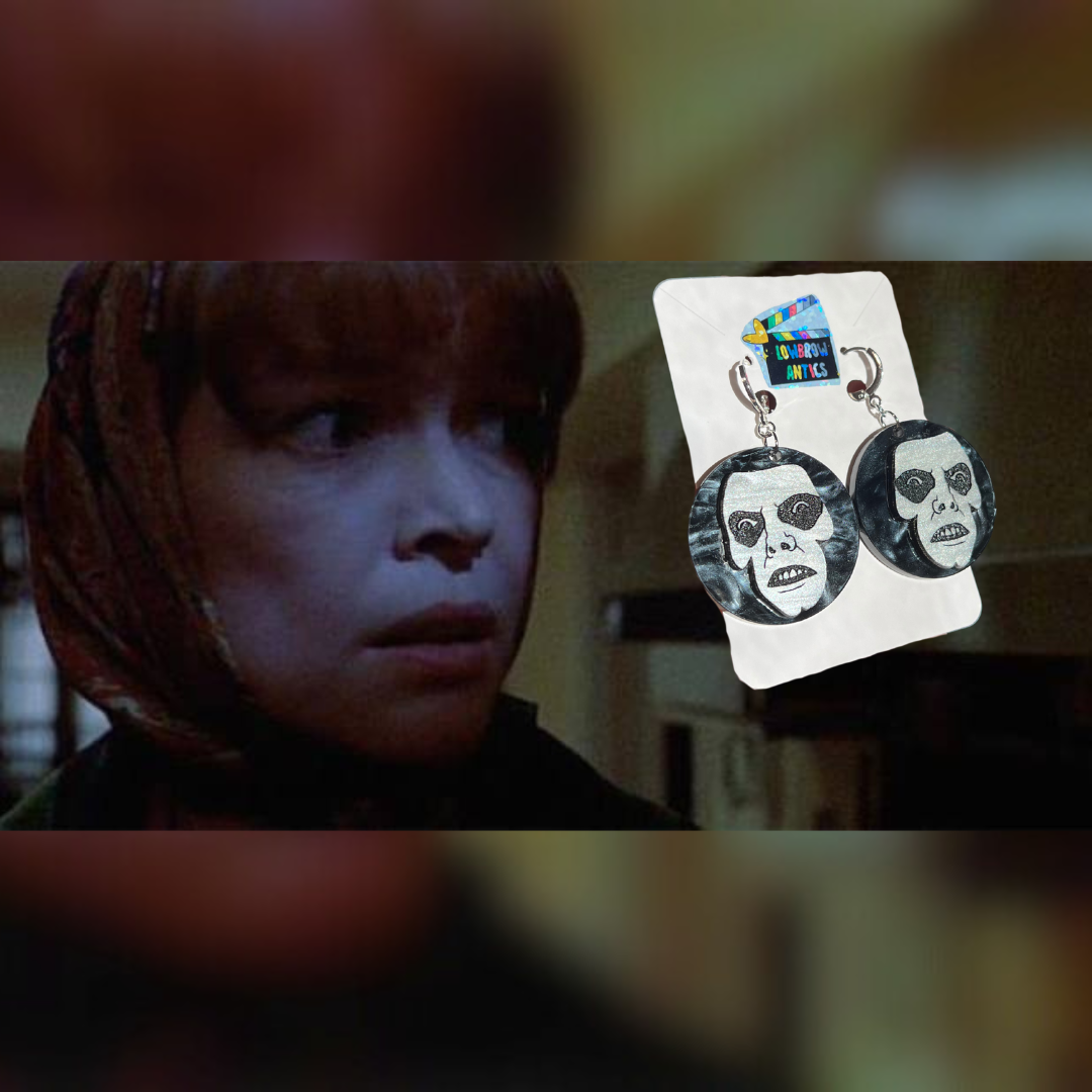 The Exorcist Inspired Pazuzu Face Earrings & Pins