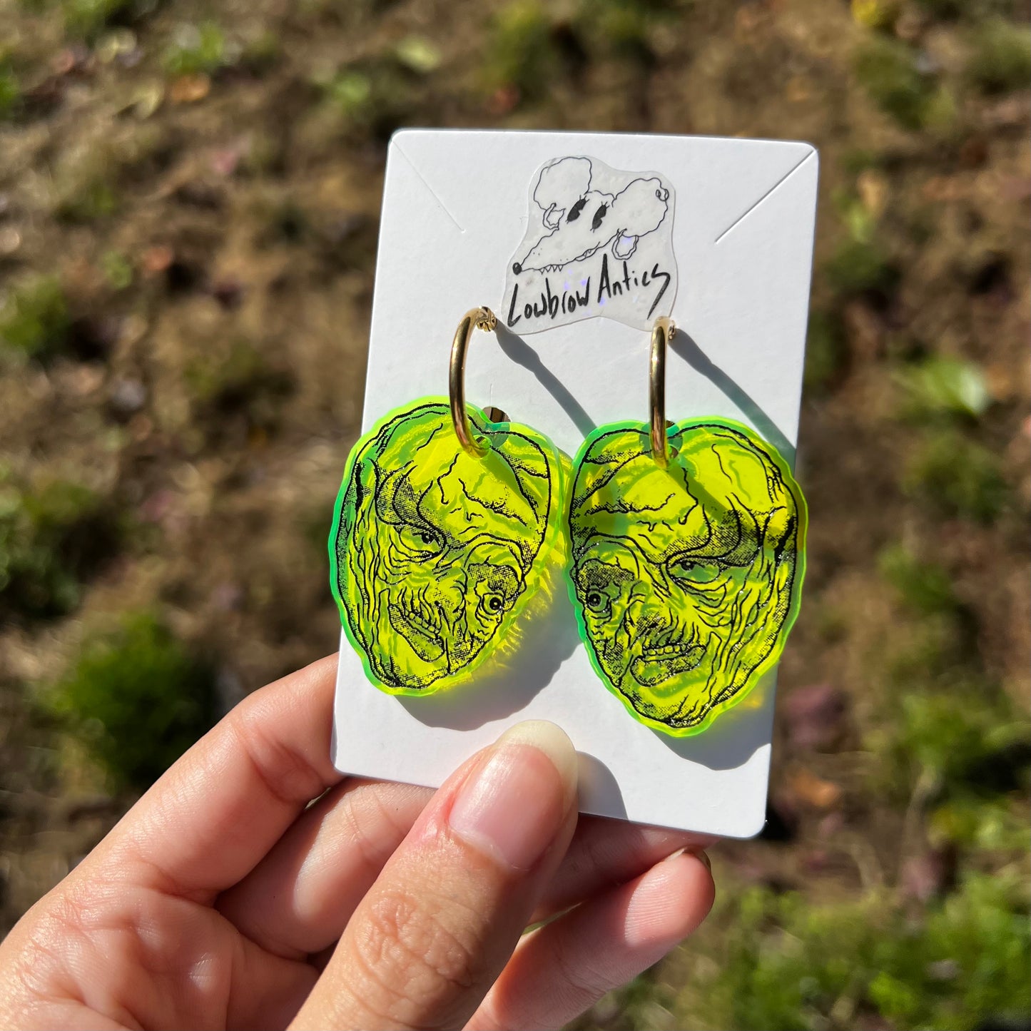 Toxic Avenger Inspired Earrings