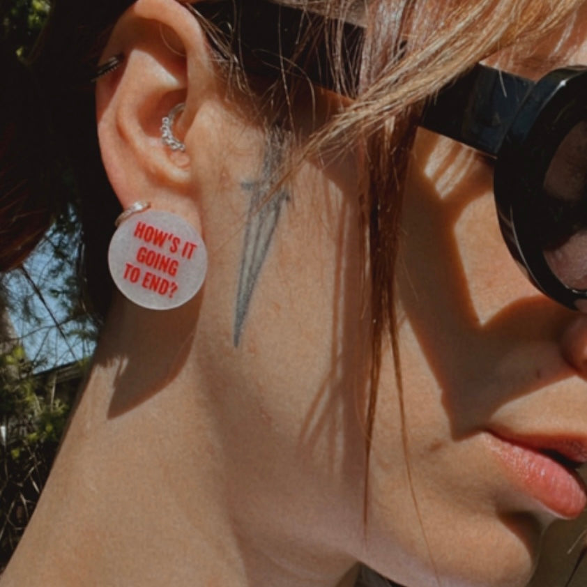 The Truman Show  Inspired Hows It Going To End? Pins & Earrings