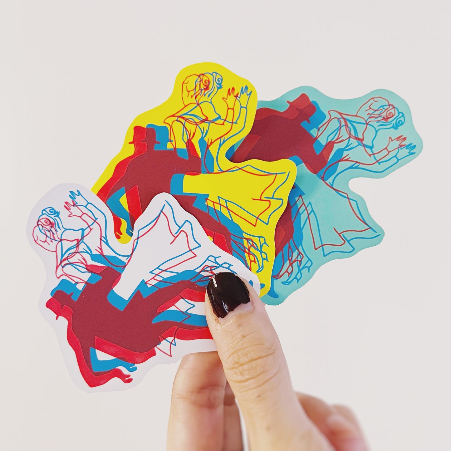 Movie Themed Sticker Pack - 10 Stickers