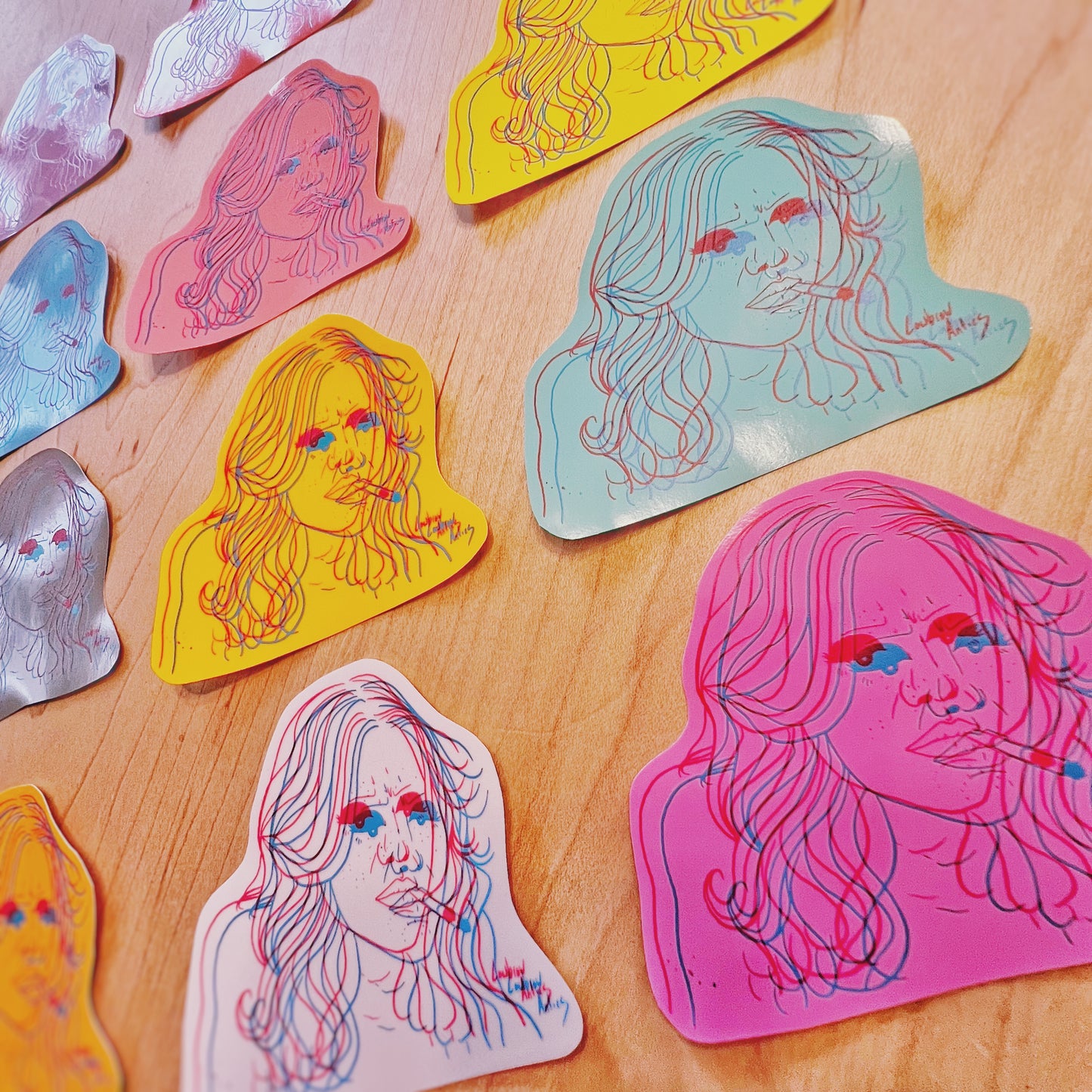 Movie Themed Sticker Pack - 10 Stickers