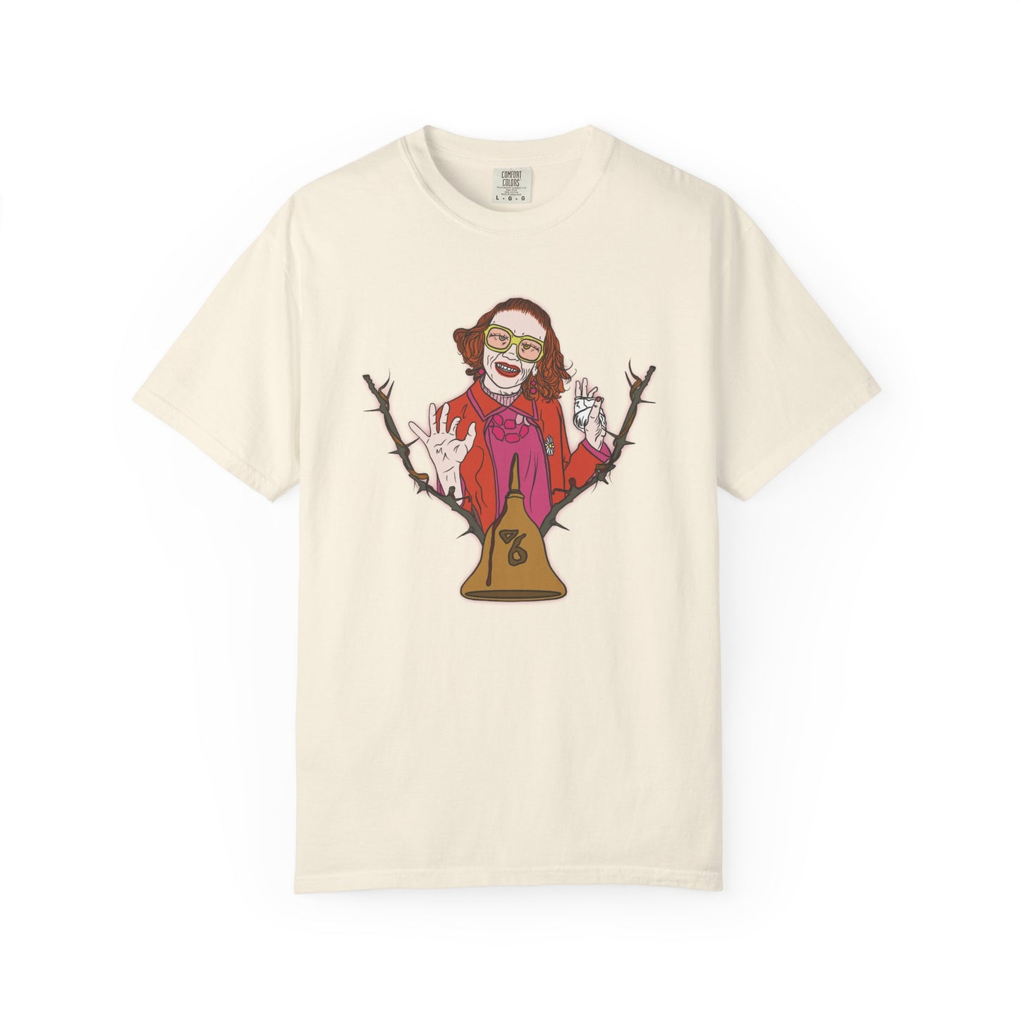 Weapons Inspired Aunt Gladys Illustrated Unisex Garment-Dyed T-shirt