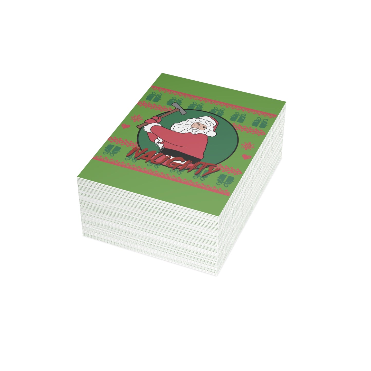 Silent Night, Deadly Night Illustrated Greeting Cards (1, 10, 30, and 50pcs)