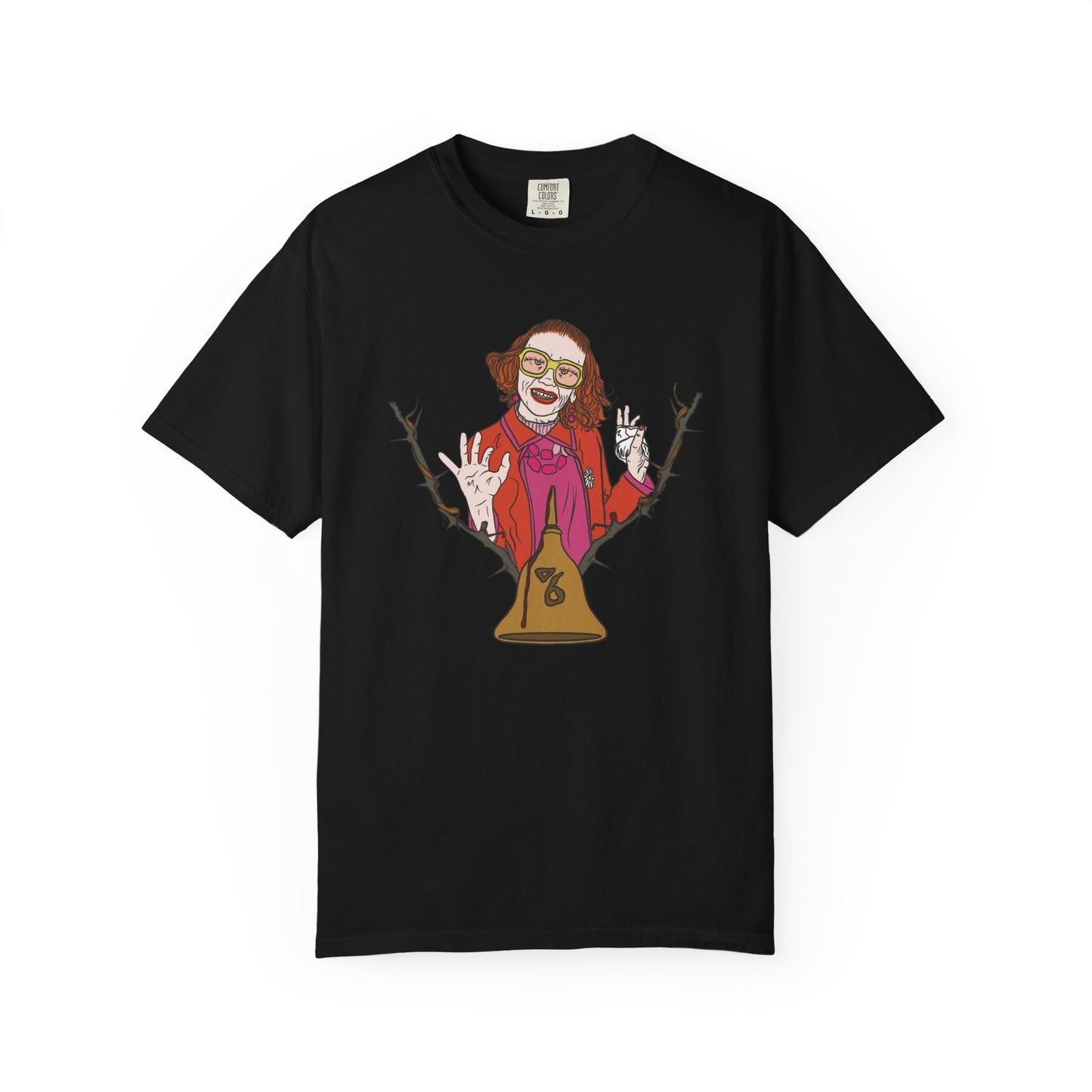 Weapons Inspired Aunt Gladys Illustrated Unisex Garment-Dyed T-shirt