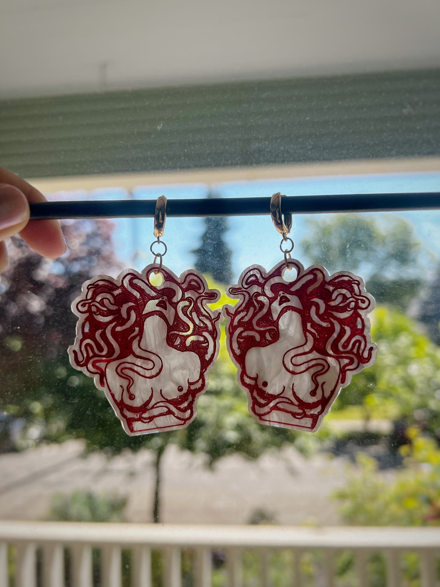 Possession Earrings (Spilled Milk Variant)