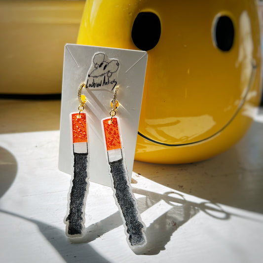 Lady Fair Cigarettes Earrings