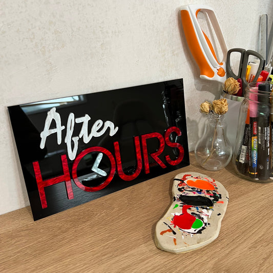 After Hours Film Logo Acrylic Wall Art