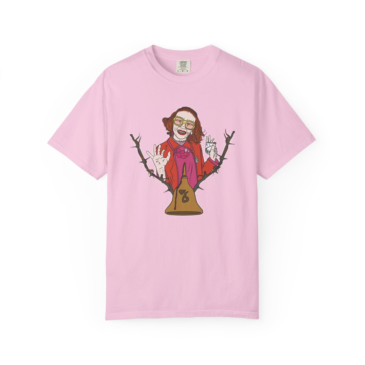Weapons Inspired Aunt Gladys Illustrated Unisex Garment-Dyed T-shirt