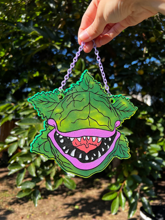 Audrey II wall hanging inspired by Little Shop of Horrors.