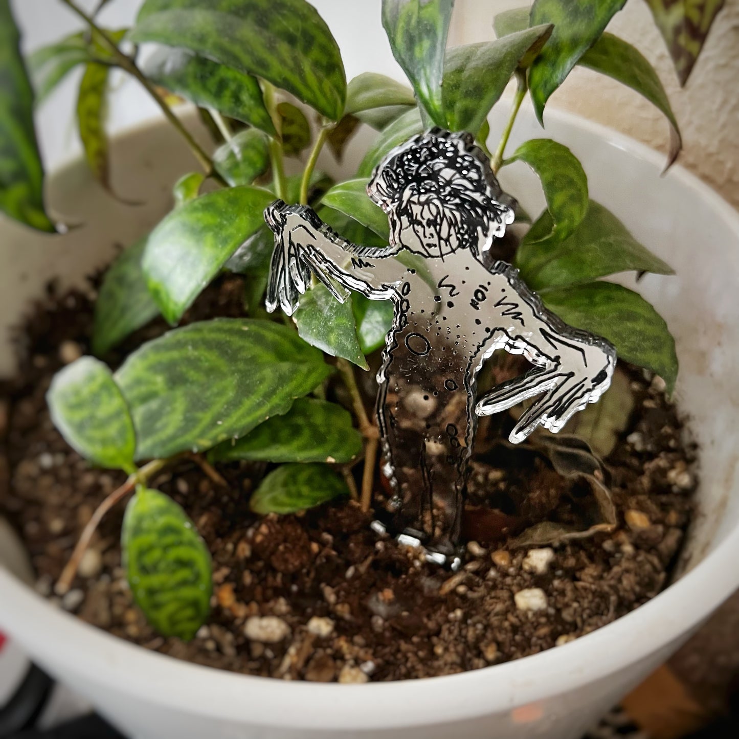 Edward Scissorhands Inspired Plant Stake